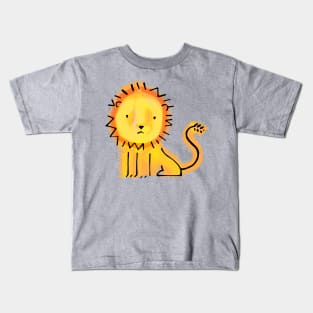 Childish lion illustration or drawing Kids T-Shirt